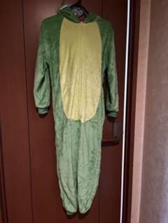 ドラゴン 着ぐるみ パジャマ フリース素材フリーサイズのサムネイル