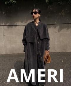 AMERI スミクロ ロングコート Sのサムネイル