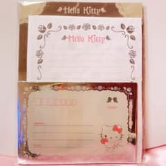 希少レア　ハローキティ　天使　レターセット　シルバー　2008年製 サンリオ 希少レア ハローキティ 天使 レターセット シルバー 2008年製 サンリオ