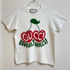 GUCCI】Tシャツ グッチ さくらんぼ 人気 - メルカリ