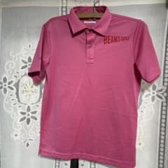 BEAMS GOLF メンズ ポロシャツ ピンク Sサイズ 日本製 - メルカリ