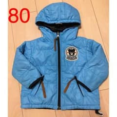 週末限定価格☆ミキハウス ダブルビー アウター ジャンパー 80のサムネイル