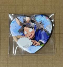 忍たま乱太郎 忍たま 竹谷八左ヱ門 ナンジャタウン ハート 缶バッジ 忍たま乱太郎 ナンジャタウンハート型缶バッジ 竹谷八左ヱ門