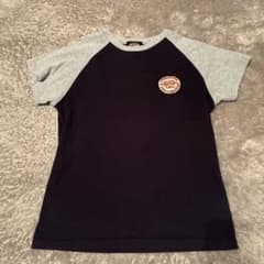 【美品】Harley-Davidson ラグランTシャツ ネイビー/グレーのサムネイル