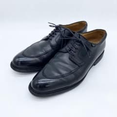 A19095 パラブーツ ROUSSEAU Uチップダービーシューズ黒UK7.5 - メルカリ