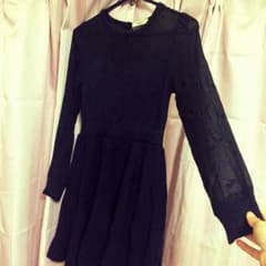titty&co シースルーニットワンピ♡ snidel dazzlinのサムネイル
