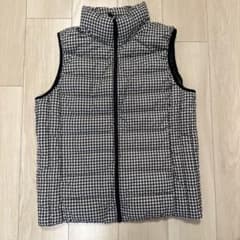 UNIQLO ユニクロ ダウンベスト 千鳥格子柄 XLのサムネイル