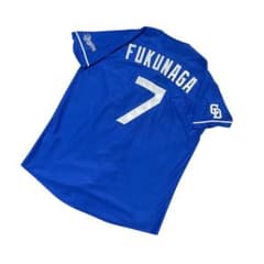 中日ドラゴンズ ミズノ 福永裕基 7 レプリカユニフォーム 刺繍