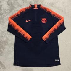 バルセロナ　ヴェイパーニット　シャツ　長袖　NIKE　ナイキ　XL　ネイビー バルセロナ ヴェイパーニット シャツ 長袖 NIKE ナイキ XL