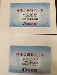西松屋株主優待カードのサムネイル