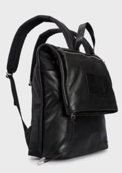 『DIESEL』 大人気 ブラックレザーリュック・バックパックのサムネイル