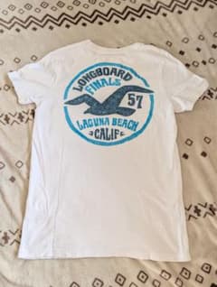 Hollister Tシャツ M ホワイト　古着のサムネイル