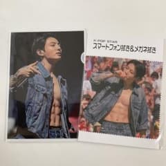 BTS☆ジョングク☆クリアファイル 1枚メガネ拭き1枚 - メルカリ