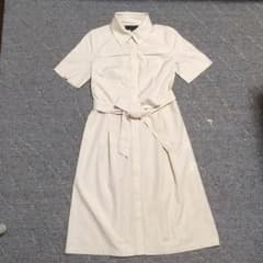 Kanna様専用    美品   UNTITLED   シャツワンピ  ベージュのサムネイル