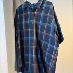 BEAMS チェック柄 半袖シャツ Mのサムネイル