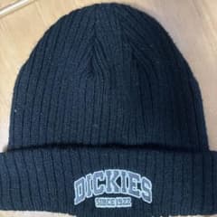DICKIES ニット帽 ビーニー ブラックのサムネイル