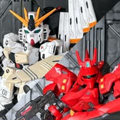νガンダム　HWS　＆　サザビー　2体セット　モビリティジョイント　塗装完成品 νガンダム HWS ＆ サザビー 2体セット モビリティジョイント 塗装完成