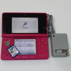 【中古】ニンテンドー3DS動作確認済 充電器付 グロスピンク 042201のサムネイル