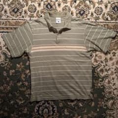 Columbia ポロシャツ 90s オリーブ　ボーダーのサムネイル