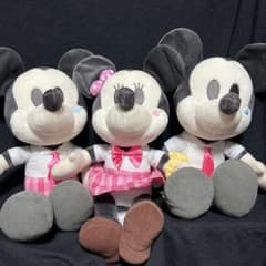 新品タグ付き　ミッキー・ミニー ぬいぐるみ3つセット