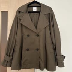 キャンディスリーブ ショートトレンチコート アパートバイ - メルカリ