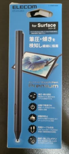 ELECOM Surface タッチペン ブラックのサムネイル