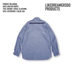 完売 LIKEDREAMERSDO PRODUCTS プリントコットンシャツのサムネイル