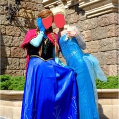 アナと雪の女王 エルサ ウィッグ付きセット コスプレ衣装 Dハロのサムネイル