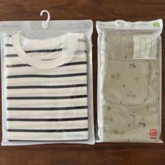 GU baby 半袖Tシャツ・ユニクロ レギンス90 セットのサムネイル