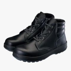 シモン 安全性 快適性 耐滑性 クッション性 SF22黒安全靴 中編上 幅広