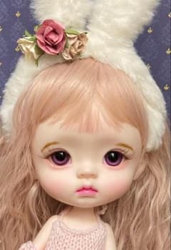 bjd カスタムドール dayuanbao qbaby風 ドール本体 うさ耳付き - メルカリ