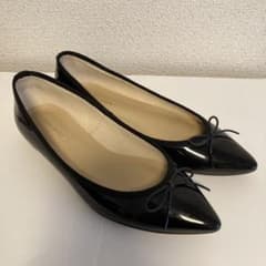 Odette e Odile ポインテッドバレリーナ フラットシューズ黒23㎝のサムネイル