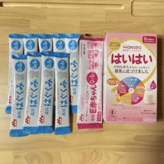 和光堂 はいはい 森永 はぐくみ E赤ちゃん スティック 粉ミルク セットのサムネイル
