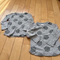 カーディガン　サイズ100 双子　オレンジハッカ