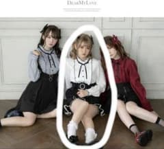 DearMyLove フリルブラウス 長袖 ホワイトのサムネイル