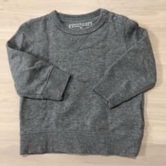 トレーナー 80㎝　厚手 グレーのサムネイル