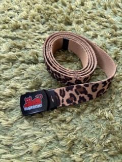 新品　Supreme Toy Machine Belt ヒョウ柄 フリーサイズのサムネイル