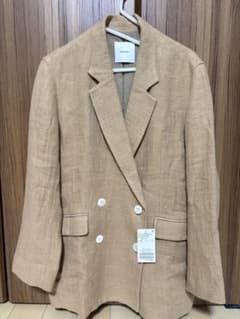 SPICK&SPAN リネンダブルブレストジャケット 麻100（サイズ38） - メルカリ
