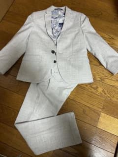 【chico14さま専用 】NEXT フォーマルスーツ 3ピース　ライトグレーのサムネイル