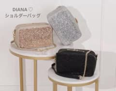 DIANA グリッター ショルダーバッグ - メルカリ