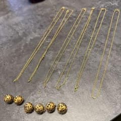 ぶ*な様 18K 14K ネックレス 鈴トップ - メルカリ