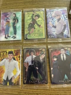 HUNTER×HUNTER 이타자가카드 6장 세트