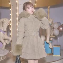ミシェマカ コーデュロイベルトダウンコート - メルカリ