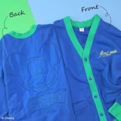 プラザ限定　Disney ミッキーマウス カーディガン ブルーのサムネイル