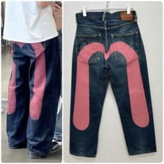 EVISU No.2 Lot.2001 W30×L35 ピンク大黒 ビッグカモメ - メルカリ