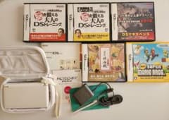 닌텐도 DS Lite 화이트 본체 & 소프트 (5 개) 세트