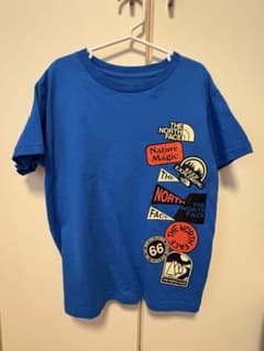 THE NORTH FACE パッチワーク風　ロゴTシャツのサムネイル