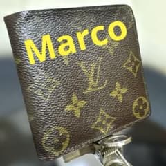 ⑩☆良品☆モノグラム♪マルコ☆2つ折り財布☆コインポケット有 - メルカリ