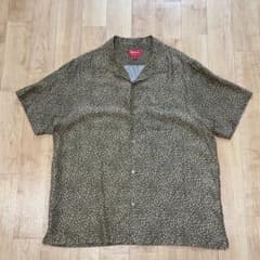 Supreme レオパード柄 ヒョウ柄 シャツ シルクシャツ XLのサムネイル