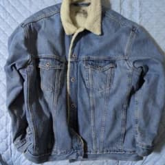Levi's Silver Tab シェルパ襟付きデニムジャケット Lのサムネイル